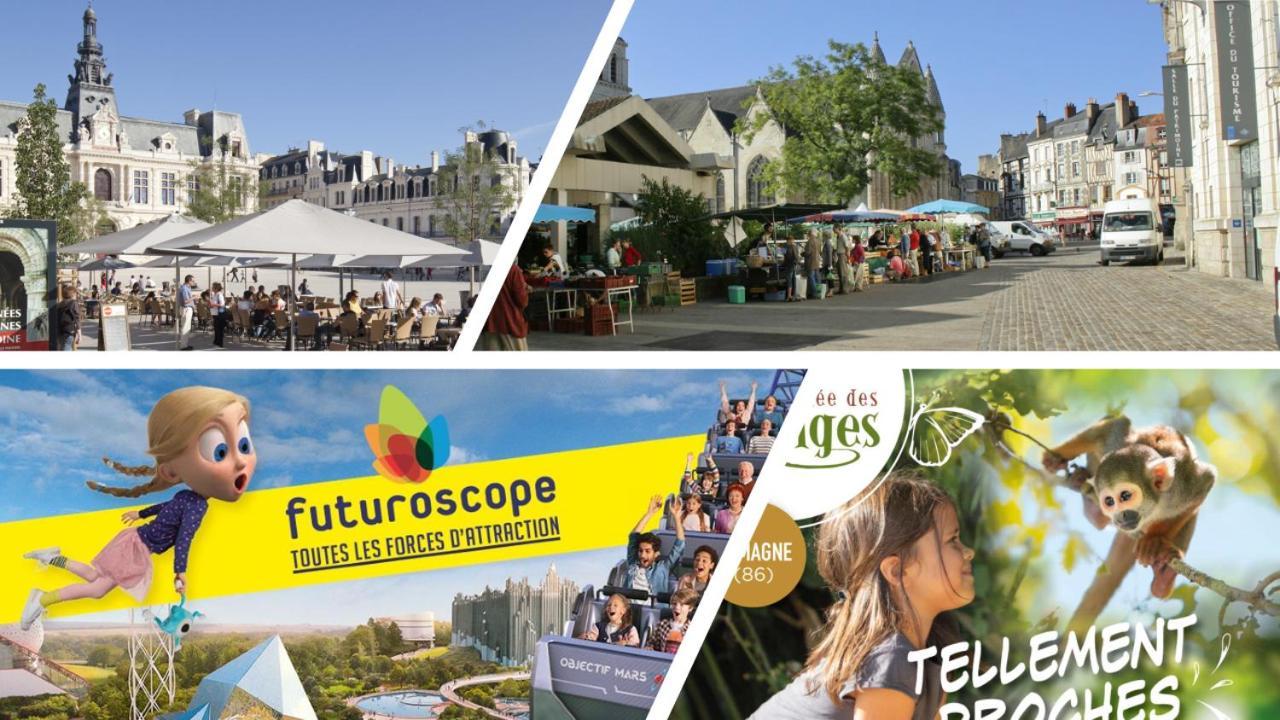 Hyper Centre-Le Regratterie-Wifi Lägenhet Poitiers Exteriör bild